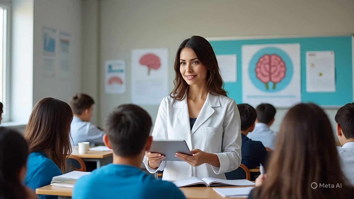 Woman Teaching a Lesson About Nootropics