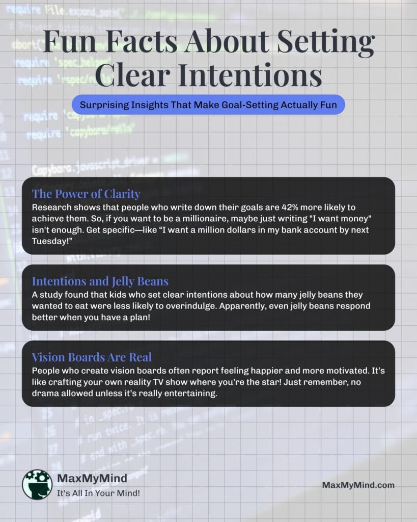 Fun Facts About Setting Clear Intentions