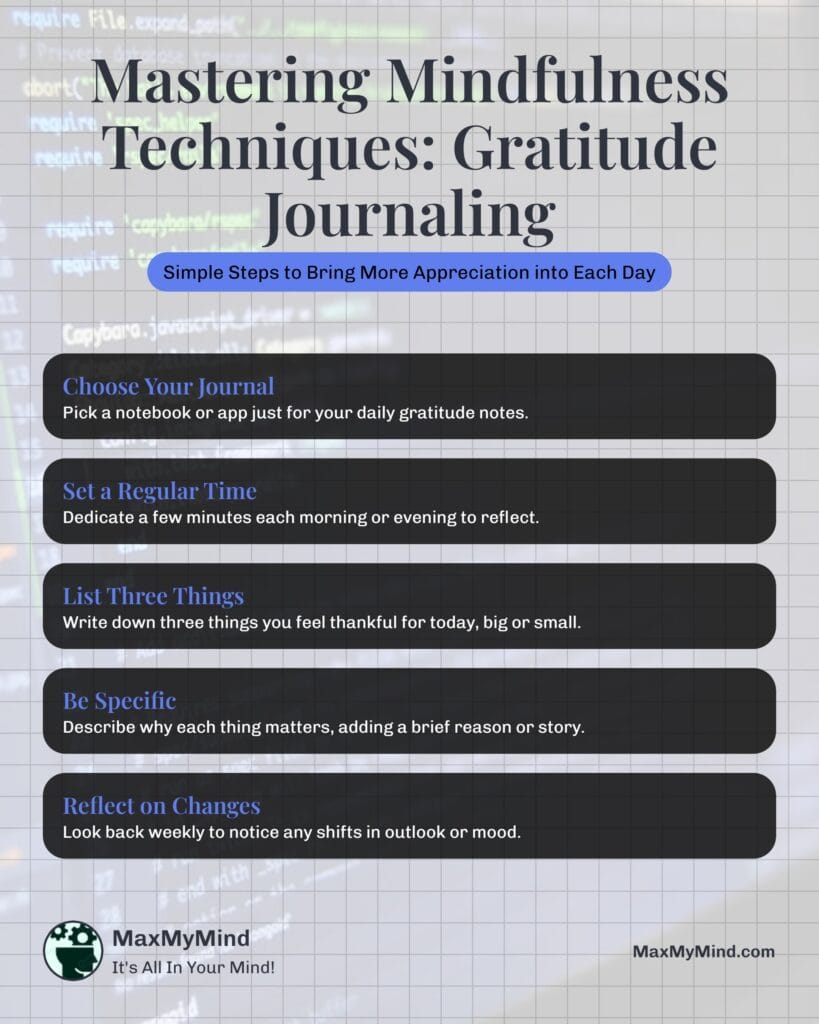 Gratitude Journaling