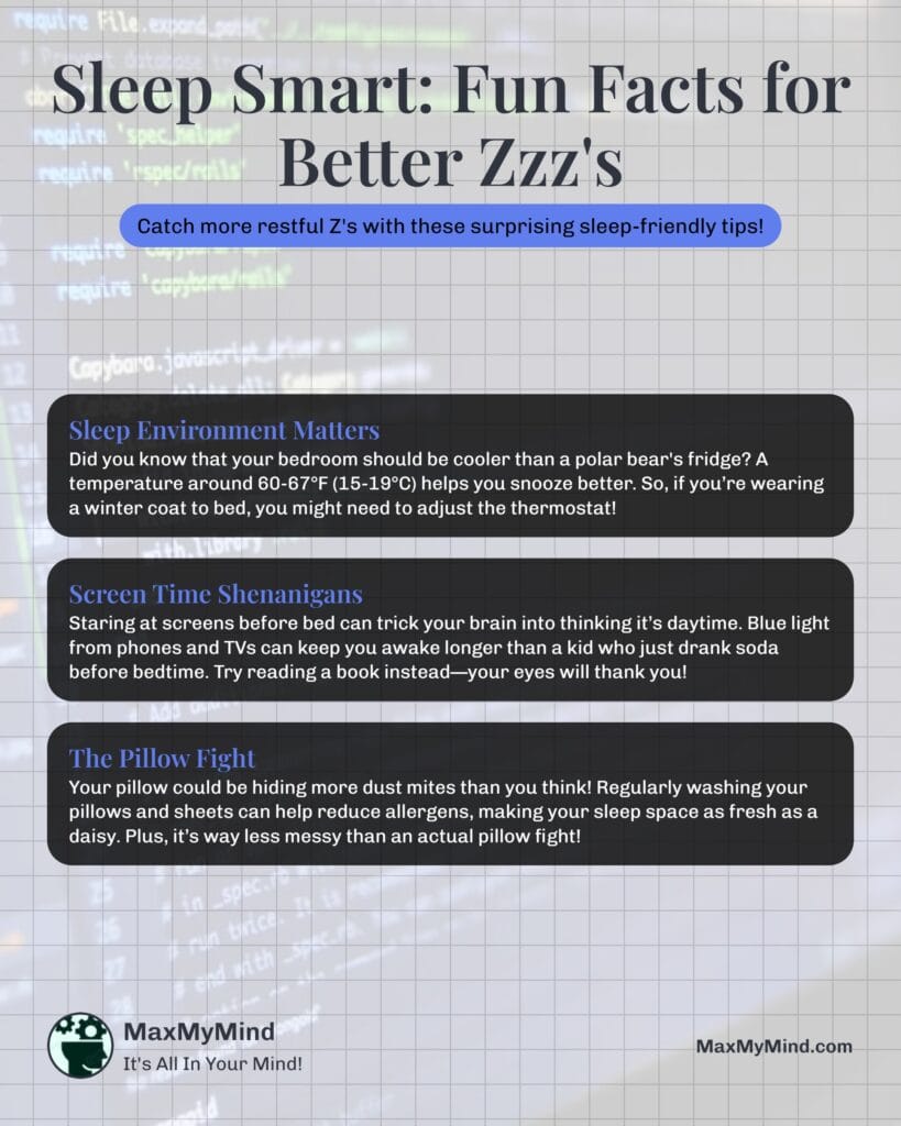 Fun Facts for Better Sleeping