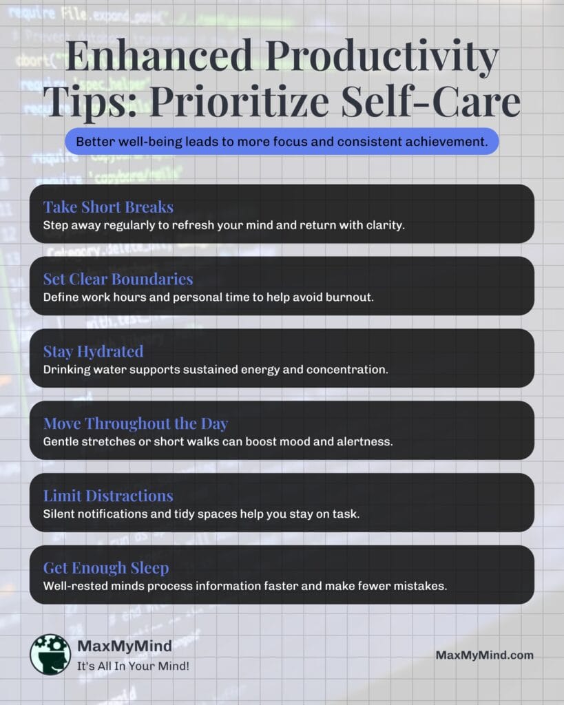 Prioritize Self-Care - Infographic